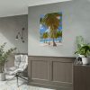 92411-439.jpg Palm Trees On The Beach Poster
