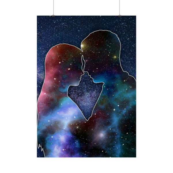 Couple Love Silhouette Poster