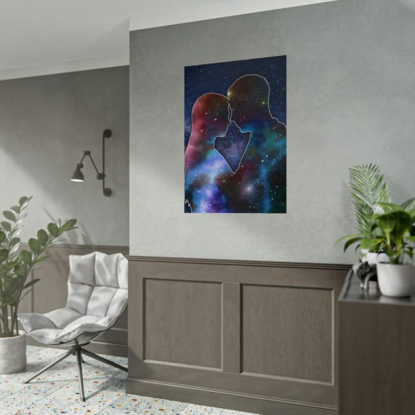 Couple Love Silhouette Poster