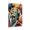 Couples in Picasso Style Poster
