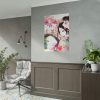 Japanese Garden Girl Character Poster
