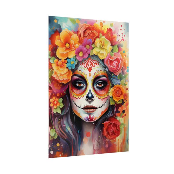 92411-92.jpg Day Of The Dead Portrait Poster