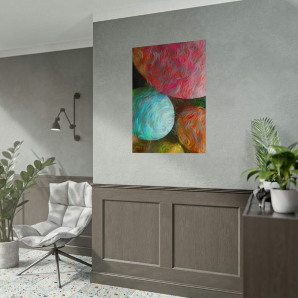 92411-99.jpg Artistic Easter Eggs Poster