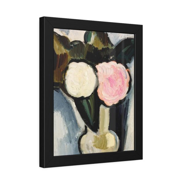 93816-5.jpg Pink and White Flowers in a Vase by Marsden Hartley Framed Poster