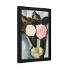 93818-5.jpg Pink and White Flowers in a Vase by Marsden Hartley Framed Poster