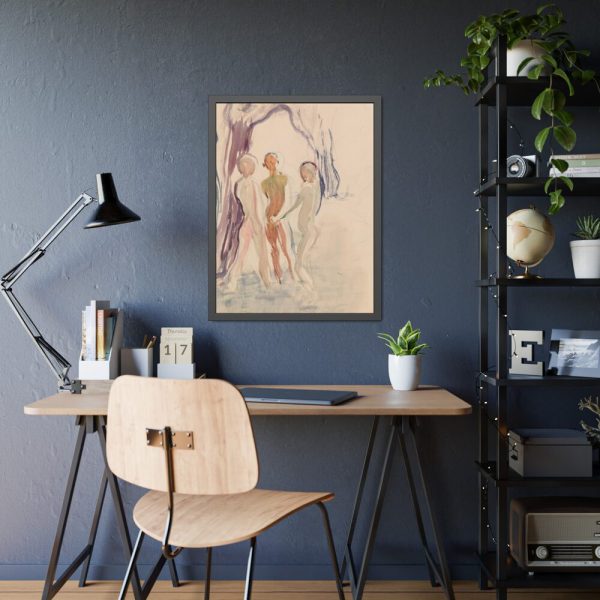 Boys by Magnus Enckell Framed  Poster