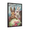 Easter Bunny Easter Eggs Framed Poster