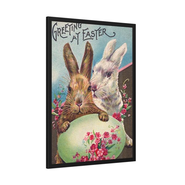 Easter Bunny Easter Eggs Framed Poster