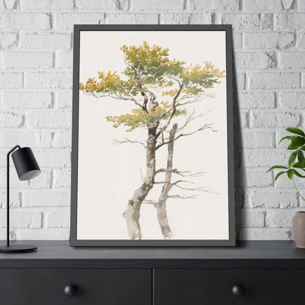 93830-115.jpg Study of Deciduous Tree by Friedrich von Scheidlin Framed Poster