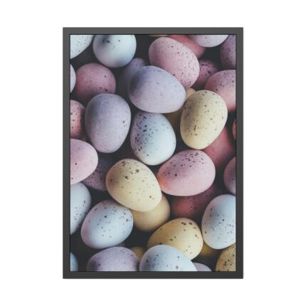 Easter Eggs Candy Framed Poster