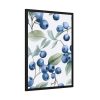 93830-141.jpg Seamless Blueberry Fruit Framed Poster