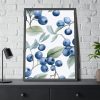 93830-143.jpg Seamless Blueberry Fruit Framed Poster