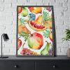 93830-155.jpg Fruit Seamless Watercolor II Framed Poster