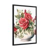 93830-157.jpg Floral Teapots Background Art Framed Poster