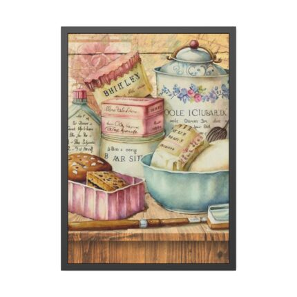 Kitchen Baked Goods Framed Poster