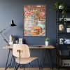 93830-182.jpg Baked Cakes on a Counter With a Vintage Wood Framed Poster