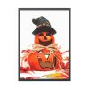 93830-20.jpg Funny Halloween Pumpkin Framed Poster
