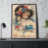 93830-215.jpg Vintage Coffee Drink Art Framed Poster