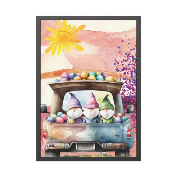 Easter Gnome Framed Poster