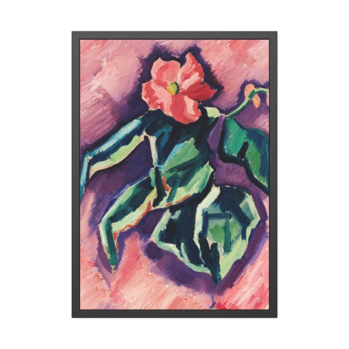 Pink Begonias By Marsden Hartley Framed Poster - Image 1