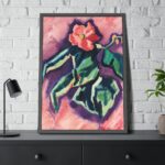 Pink Begonias By Marsden Hartley Framed Poster - Image 4