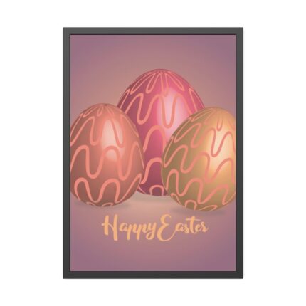 Easter Eggs Framed Poster
