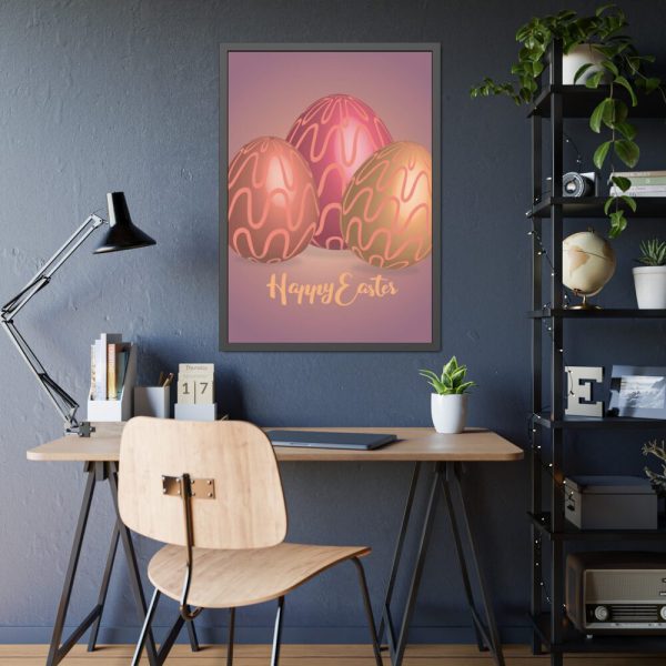 Easter Eggs Framed Poster