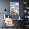 Easter Egg Tree And Rabbit Framed Poster