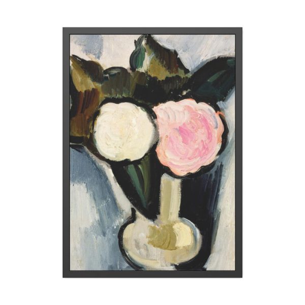 93830-232.jpg Pink and White Flowers in a Vase by Marsden Hartley Framed Poster