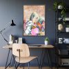 93830-242.jpg Easter Bunny Village Eggs Framed Poster