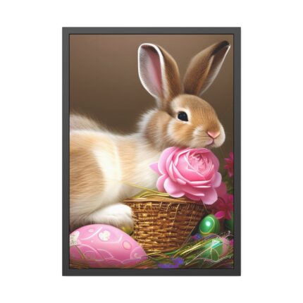 Cute Easter Bunny I Framed Poster