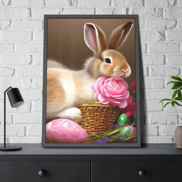 93830-247.jpg Cute Easter Bunny I Framed Poster