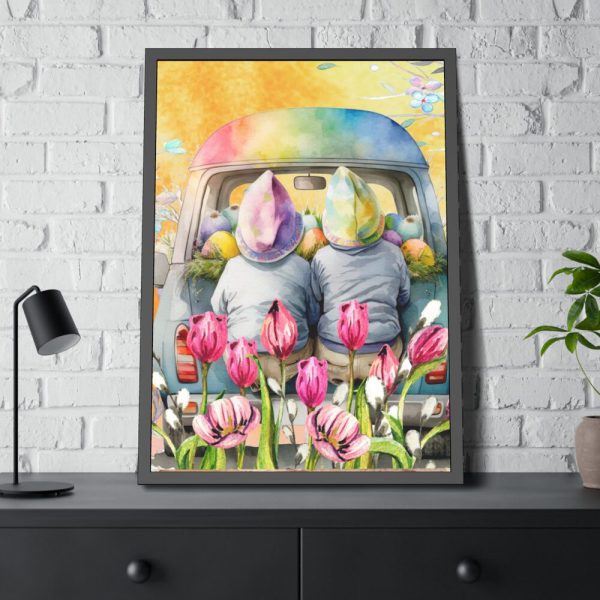 93830-251.jpg Spring Easter Gnomes On Van Fremaed Poster
