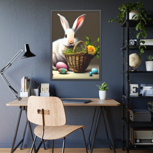 93830-258.jpg Cute Easter Bunny II Framed Poster