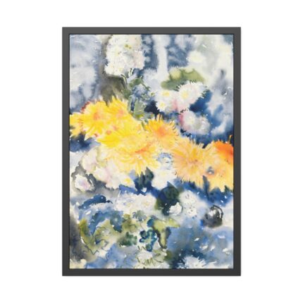 Yellow and Blue by Charles Demuth Framed Poster