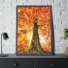 93830-283.jpg Beech With Autumn Leaves Framed Poster