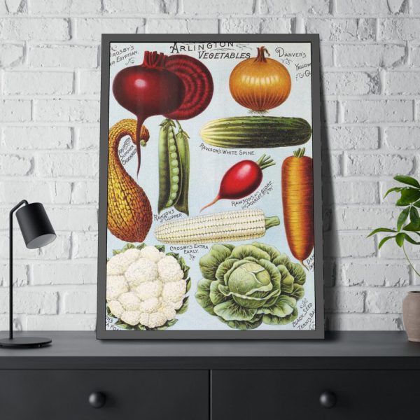 93830-295.jpg Rawson's Vegetable and Flower Seeds Framed Poster