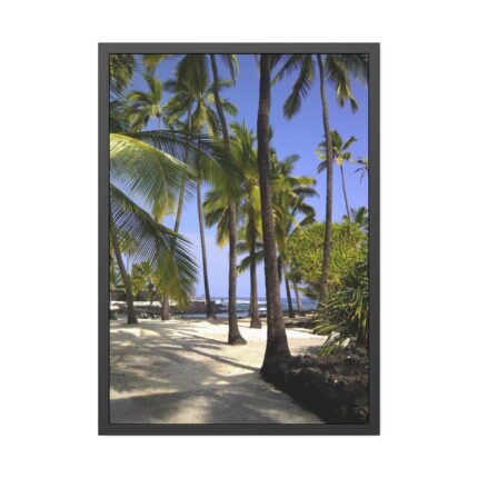 Hawaii City Refuge Hawaiian Framed Poster