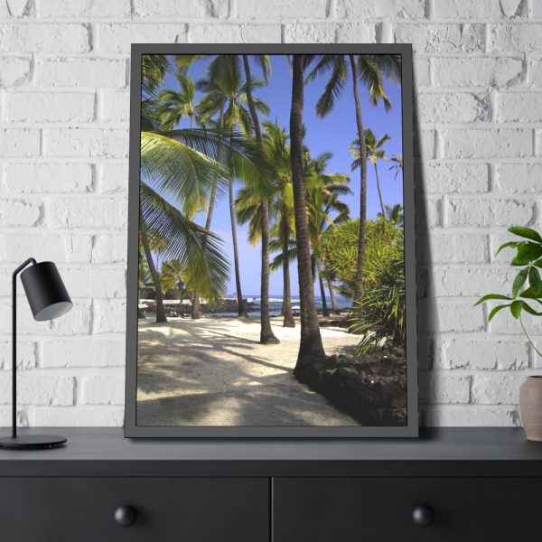 93830-319.jpg Hawaii City Refuge Hawaiian Framed Poster
