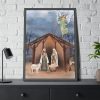 93830-323.jpg Nativity Scene Framed Poster