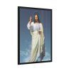 93830-325.jpg Jesus Christ in the Clouds Framed Poster