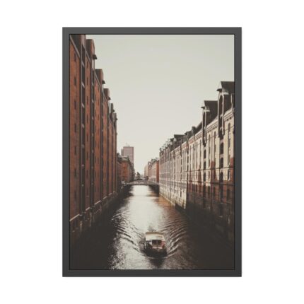 Venice Canal Framed Poster