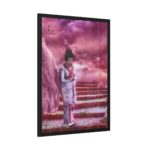 Geisha in Kimono Framed Poster - Image 2