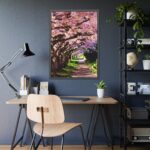 Blossoms Cherry Framed Poster - Image 3