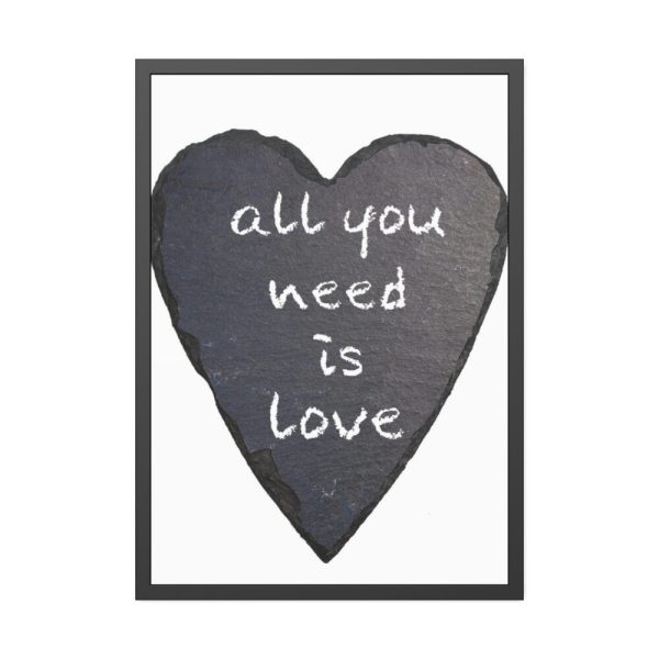 93830-4.jpg All You Need is Love Framed Poster