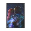 Couple Love Silhouette Framed Poster