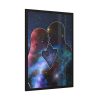 Couple Love Silhouette Framed Poster
