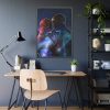 Couple Love Silhouette Framed Poster