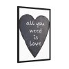 93830-5.jpg All You Need is Love Framed Poster