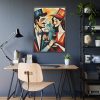 Couples in Picasso Style Framed Poster